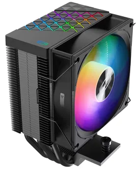 Кулер PCCooler R400 ARGB BK S115X/1200/1700/AM4/AM5 (90mm Fan, 39.6CFM, 650-2200rpm, 39.6CFM, 28.3dBA, 4-pin PWM)