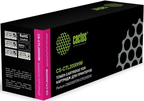 Картридж лазерный Cactus CS-CTL2000HM пурпурный (3500стр.) для Pantum CM2200FDW/CP2200DW