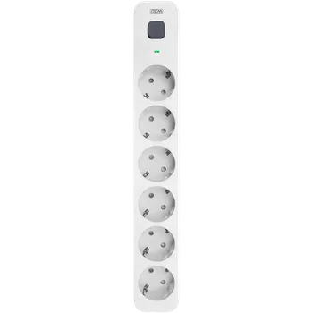 Сетевой фильтр POWERCOME SP-06W 1.8 м Белый