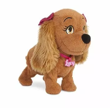 Собака Lucy Sing and Dance из серии Club Petz, интерактивная, выполняет 20 команд, танцует, синхронизируется с приложением для смартфонов