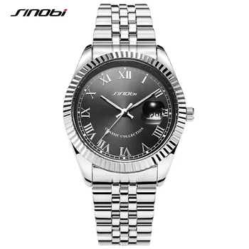 SINOBI Iced Out часы для мужчин, роскошные золотые мужские кварцевые наручные часы с бриллиантами, повседневные часы с календарем, бестселлер зелёный