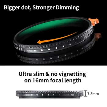 Светофильтр K&F Concept Nano-X ND2-400 52мм KF01.1459