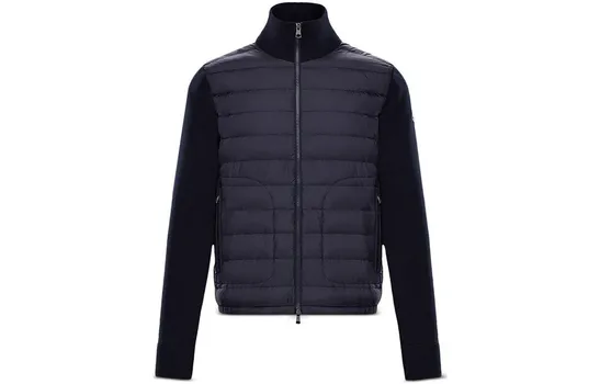 Пуховик мужской морской синий Moncler