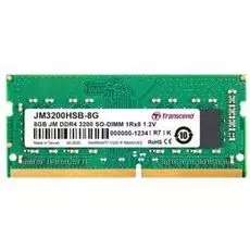 Модуль памяти SODIMM DDR4 8GB Transcend JM3200HSB-8G 3200MHz Non-ECC 1Rx8 CL22 1,2V