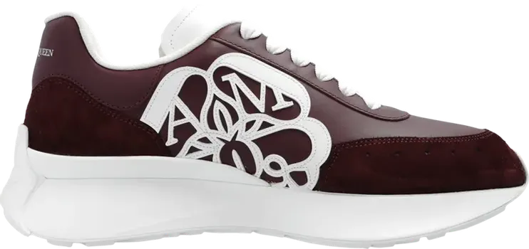 Кроссовки Alexander McQueen Wmns Sprint Runner 'Dark Burgundy', красный