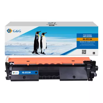 Картридж лазерный G&G GG-CF218A (CF218A), черный, 1400 страниц, совместимый для LJ Pro M104a/w MFP M132a/nw/fw/fp/snw