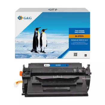 Картридж лазерный G&G GG-CF287A (CF287A), черный, 9000 страниц, совместимый для LJ E M501/506x/n/dn/MFP M527z/f/dn