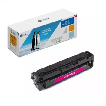 Картридж лазерный G&G GG-CF403X/NT-CF403X (№201X/CF403X), пурпурный, 2300 страниц, совместимый для CLJ M252/CLJ M252N/CLJ M252DN/CLJ M252DW/CLJ M277n/CLJ M277DW