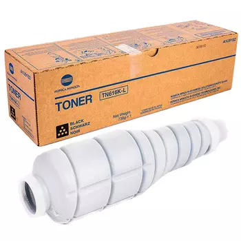 Картридж лазерный Konica Minolta TN616K-L/A1U9152, черный, 1шт., 37350 страниц, оригинальный, для Konica-Minolta Bizhub Pro C6000L