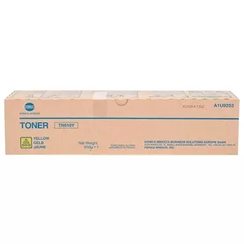 Картридж лазерный Konica Minolta TN-616Y/A1U9253, желтый, 41800 страниц, оригинальный, для Konica Minolta C6000/C7000