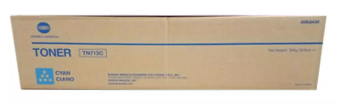 Картридж лазерный Konica Minolta TN-713C/A9K8450, голубой, 33200 страниц, оригинальный для Konica Minolta bizhub C659/C759