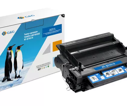 Картридж лазерный G&G NT-Q7551A, совместимый для LaserJet P3005/P3005D