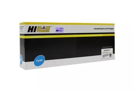 Картридж лазерный Hi-Black HB-46490631 (46490631), голубой, 6000 страниц, совместимый для OKI C532/C542/MC573/MC563