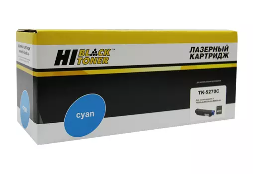Картридж лазерный Hi-Black HB-TK-5270C (TK-5270C/1T02TVCNL0), голубой, 6000 страниц, совместимый для Kyocera M6230cidn/M6630/P6230cdn