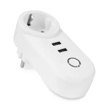 Умная розетка с WIFI модулем Ps-Link LSPA2-16 на 16А с USB выходами