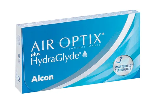 Контактные линзы Air Optix plus HydraGlyde (3) ежемесячные -5.50 / 14.20 / 8.6, 3 шт