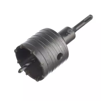 Коронка твердосплавная по бетону Vertextools SDS-plus 68мм в сборе 222-0068