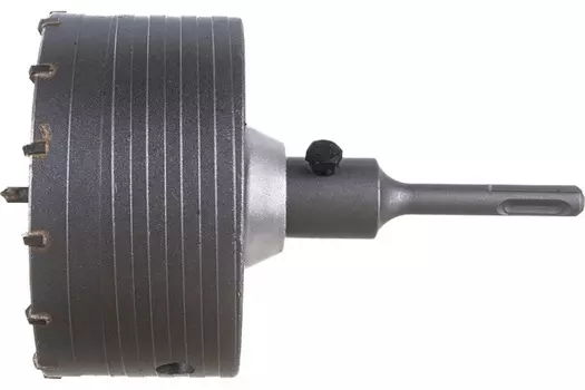 Коронка твердосплавная по бетону Vertextools SDS-plus 110мм в сборе 222-0110