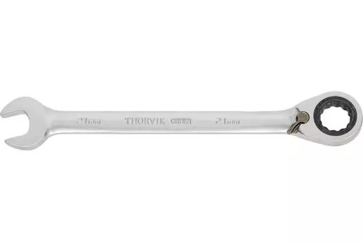 Ключ гаечный комбинированный Thorvik трещоточный с реверсом,21 мм CRRW21 53499