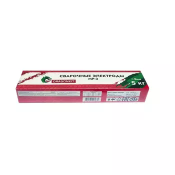 Электроды DRAGONKIT МР-3 д.3мм 5кг 00-00002739