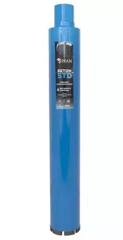 Коронка алмазная Diam STD Бетон 71*450*1 1/4UNC армированный бетон, бетон, кирпич, мокрый рез 310105