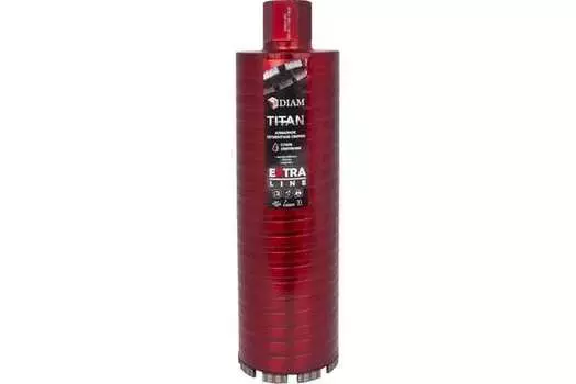 Коронка алмазная Diam Titan Extra Line 102*300*1 1/4UNC железобетон, бетон, кирпич, сухой рез 313026