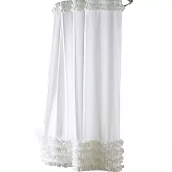 Штора для ванной Carnation Home Fashions Ruffles 180x220