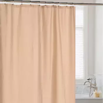 Штора для ванной Carnation Home Fashions Waffle Weave Ivory