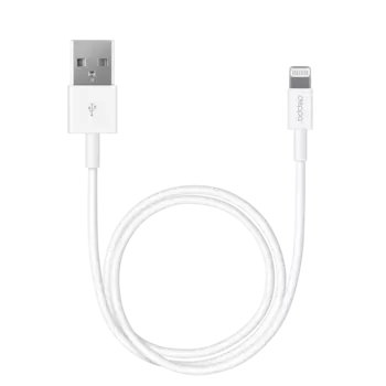 Кабель Lightning 8-pin(m)-USB 2.0(Am), 2A, 3м, белый Deppa (72230)