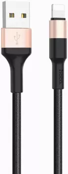 Кабель Lightning 8-pin(m)-USB 2.0(Am), 3A, 1м, золотистый HOCO RA3 (УТ000022074)