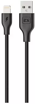 Кабель Lightning 8-pin(m)-USB 2.0(Am), 3м, черный Exployd (EX-K-809)
