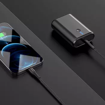 Кабель Lightning 8-pin(m)-USB Type-C(m), 1м, черный Borofone Cool victory BU27