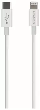 Кабель Lightning 8-pin(m)-USB Type-C(m), 1м, серый USAMS SJ407 (SJ407USB01 )
