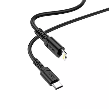Кабель Lightning 8-pin(m)-USB Type-C(m), 3A, 1м, черный HOCO x62 (УТ-00011558)