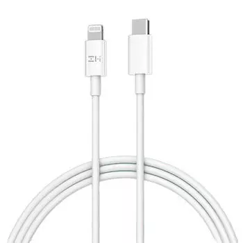 Кабель Lightning 8-pin-USB Type-C, MFi, 1 м, белый, ZMI AL870 (ZMKAL870CCWH)