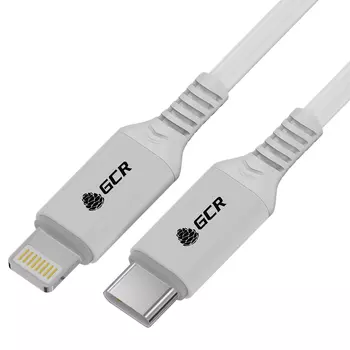 Кабель Lightning 8-pin-USB Type-C, MFi быстрая зарядка, 1.5м, белый Greenconnect Premium (GCR-53531)