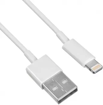 Кабель Lightning 8-pin-USB, 1.2м, белый Buro (USB-IP-1.2W2A)