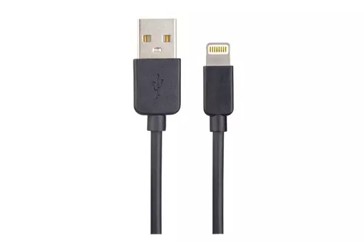 Кабель Lightning 8-pin-USB, 1м, черный PERFEO (I4603)