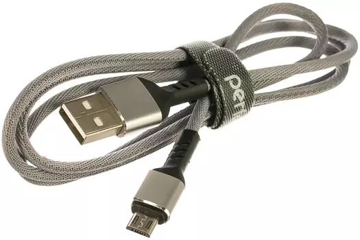 Кабель Micro USB-USB, 1м, серый PERFEO (U4806 / 30013259 )