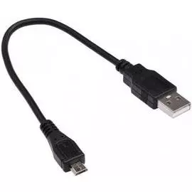 Кабель USB-Micro USB, OTG, 20 см, черный, Buro (359899)