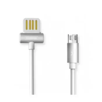 Кабель Micro USB 2.0(Bm)-USB 2.0(Am), 2.1A, 1м, белый Remax Waist Drum Series RC-082m (764522)