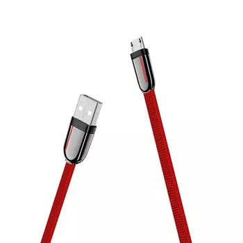 Кабель Micro USB-USB, 2.4A, 1.2м, красный HOCO grand U74 (УТ-00009282)