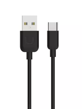 Кабель Lightning 8-pin-USB, 25см, черный USAMS U Turn Series (6958444954646)