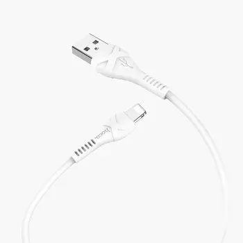 Кабель USB-Lightning 8-pin, 2.4A 1 м, белый HOCO X37 Cool power (HC-10499)