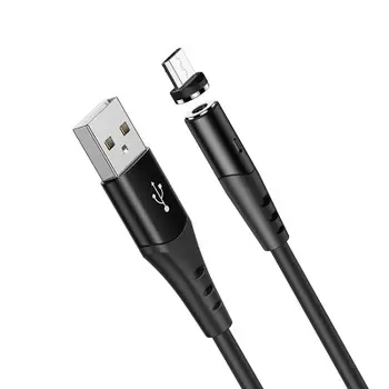 Кабель USB 2.0(Am)-Micro USB 2.0(Bm), экранированный, 2A, 1м, черный HOCO Honorific X60 (6931474744975)