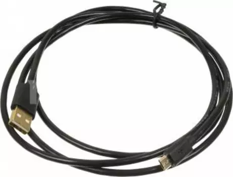 Кабель Micro USB-USB, 2A, 1.5м, черный Square Connector (326759)