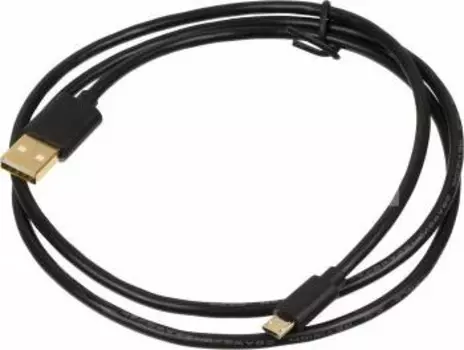 Кабель Micro USB-USB, 2A, 1м, черный Square Connector (326757)
