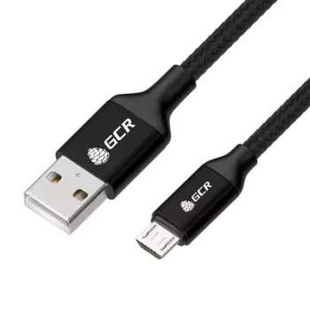 Кабель Micro USB 2.0(Bm)-USB 2.0(Am) быстрая зарядка, 1.5м, черный Greenconnect (GCR-52476)