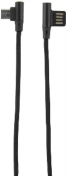 Кабель Micro USB 2.0(Bm)-USB 2.0(Am), угловой, 1м, черный Red Line (УТ000015523)