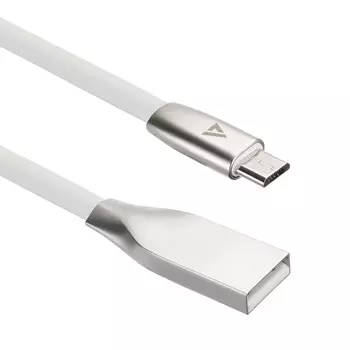 Кабель micro USB-USB, ACD, 1.2m, белый, Материал оплетки TPE Термоэластопласт (ACD-U922-M1W)